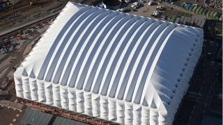 Illustration for article titled London's Olympics Basketball Stadium Looks Inflatable But Is Actually Recyclable